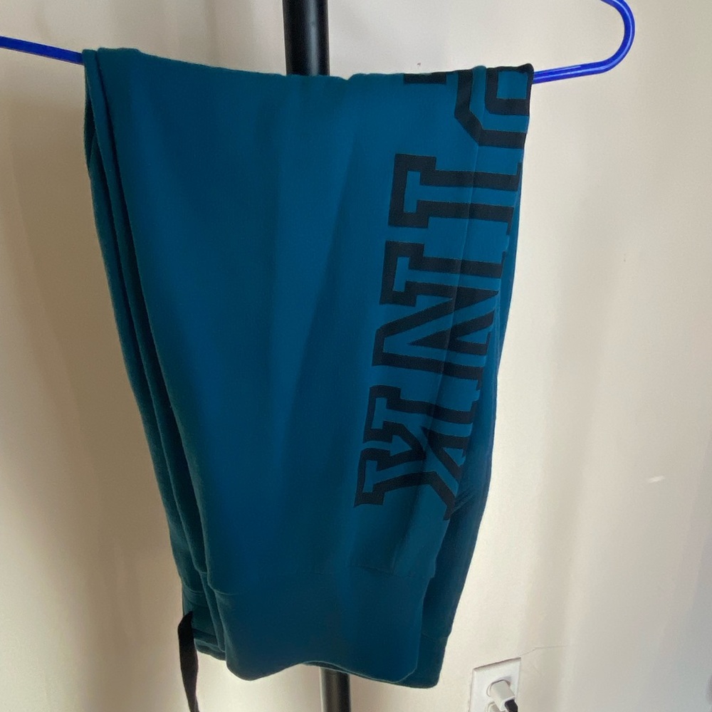 PINK teal joggers